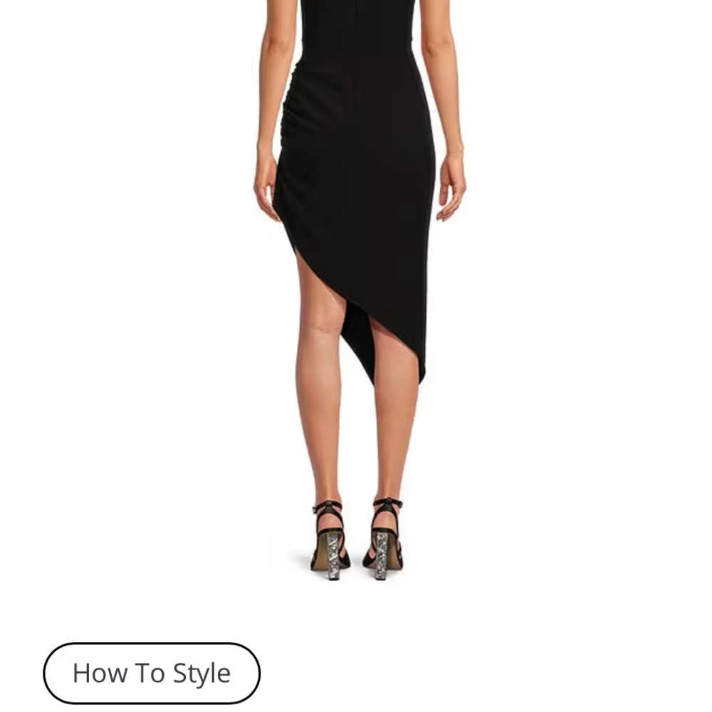 Black Gianni Bini Asymmetrical Dress